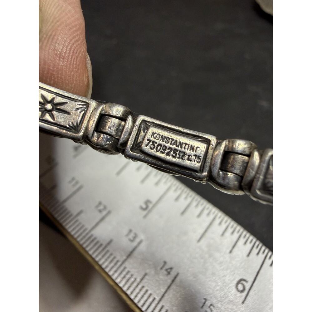 Konstantino 925 Sterling Silver And 18k Gold Bracelet 6.75 - Picture 3 of 4